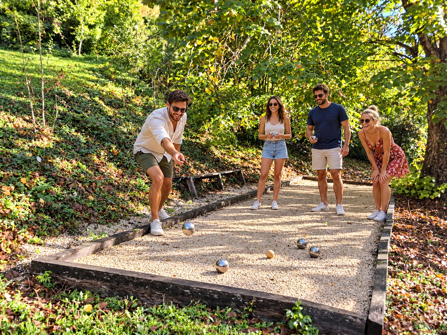 terrain de pétanque
